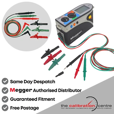 THE CALIBRATION CENTRE Replacement TEST LEADS for Megger MFT1552 [6220-796 equivalent ] - CCC796