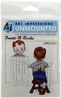 Art Impressions Peter Front And Back Rubber Stamp, New, Free Shipping Art Impressions Peter Front And Back Rubber Stamp, New, Free Shipping
