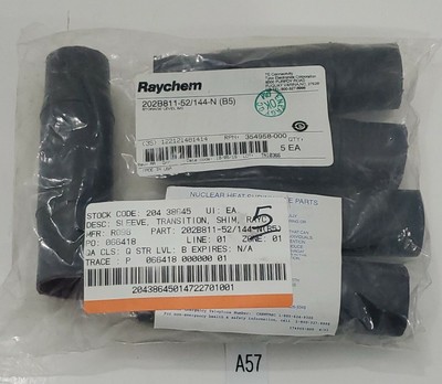 *NEW* BAG OF 5 Raychem/ TE Connectivity 202B811-52/144-N Sleeve Shim + Warranty!