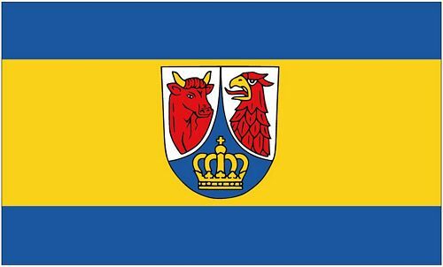 KÖNIGSBANNER Flagge Landkreis Spree-Neiße – 40x60 Cm, Doppelt Gesäumt, Mit Hohlsaum | Made In Germany, Wetterfest, Lichtecht