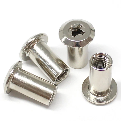 M6 Nickel Steel Rivet Nut Phillips Furniture Connector Cap Nuts Barrel Nut - Picture 6 of 6