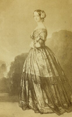 Frankreich Prinzessin von Orléans Joinville Françoise von Brasilien CDV Foto Franck 1865