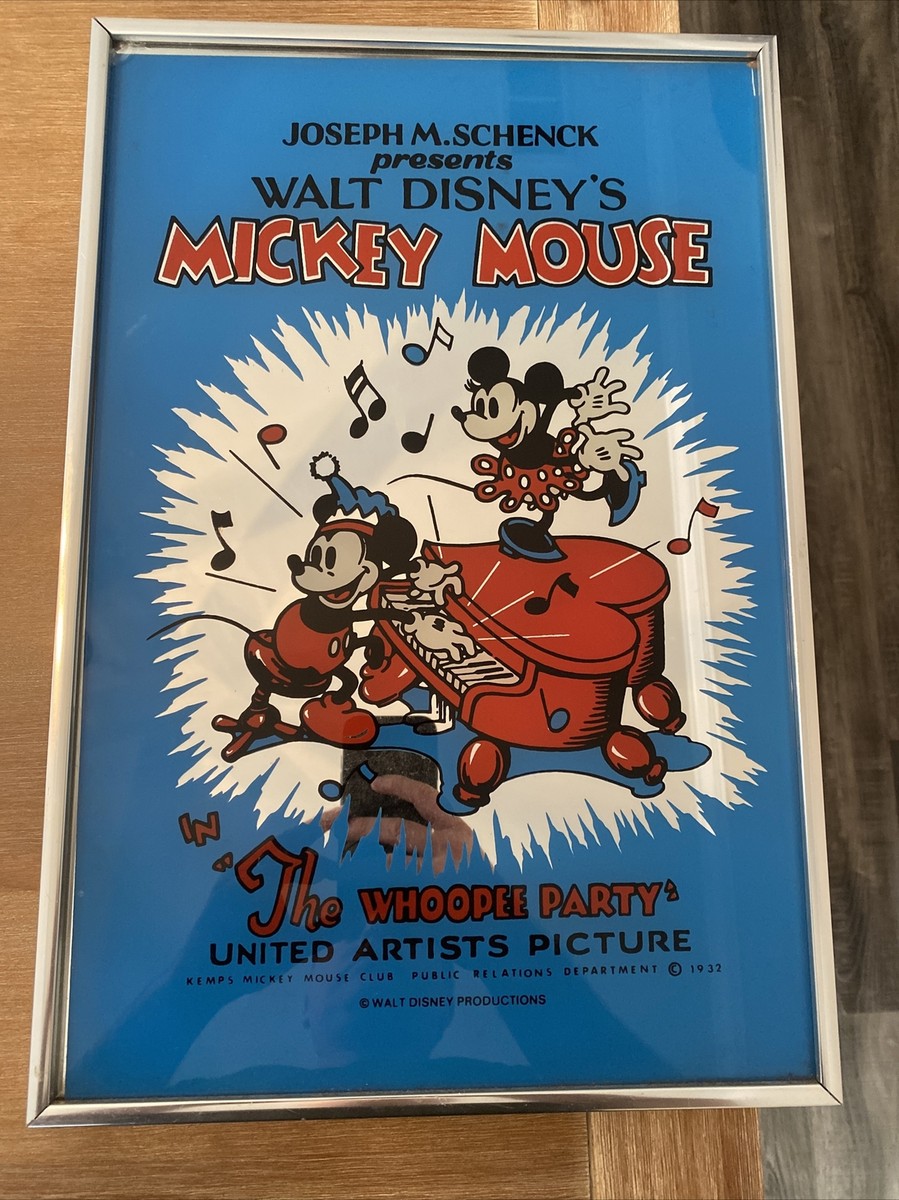 Mickey Magazine ディズニー　アート　アンティーク　ヴィンテージ VINTAGE WALT DISNEY S MICKEY MOUSE IN THE WHOOPEE PARTY