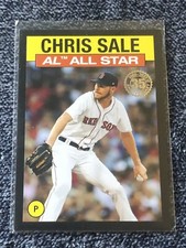 2021 Topps Series 2 Chris Sale 1986 All Stars Insert 86AS-13 Black Parallel /299