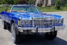 1974 Chevy Caprice Impala Chrome Mesh Grill Tiarra Dual Weave Grille 1974 Chevy Caprice Impala Chrome Mesh Grill Tiarra Dual Weave Grille