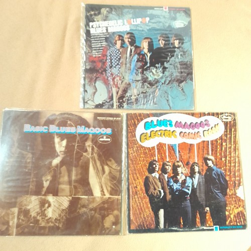 BLUES MAGOOS: 3 LP - NICHT GUTER ZUSTAND - SIEHE BESCHREIBUNG, Versand inkl. Ita