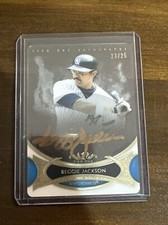 2014 Topps Tier One Reggie Jackson 23/25 Clear Acetate Auto Yankees