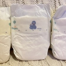 Vintage 90s Pampers Baby Dry Sesame Street Henson Diaper Newborn Grover