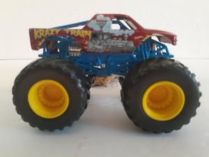 hot wheels monster truck train