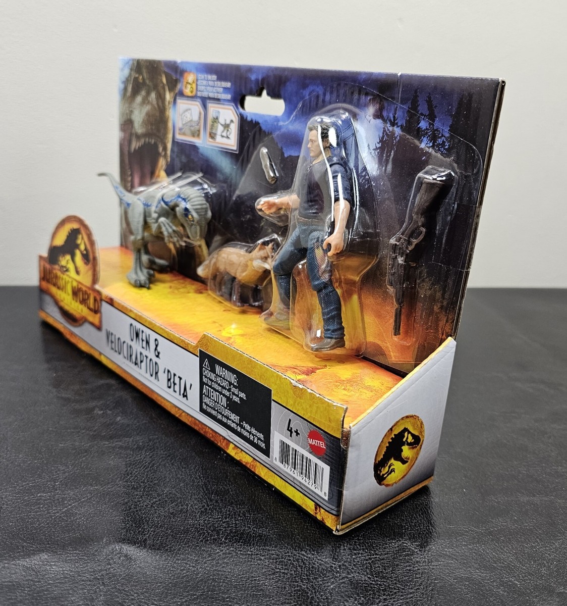 Jurassic World Dominion Owen & Velociraptor Beta Set | eBay