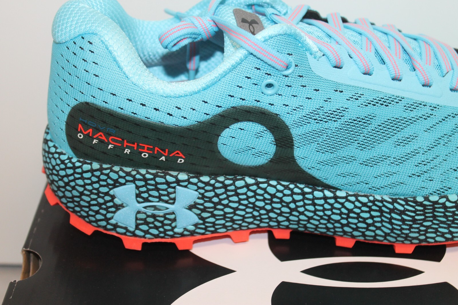 Under armour Men's Running Hovr Machina off Road Blue Orange Size 42,5