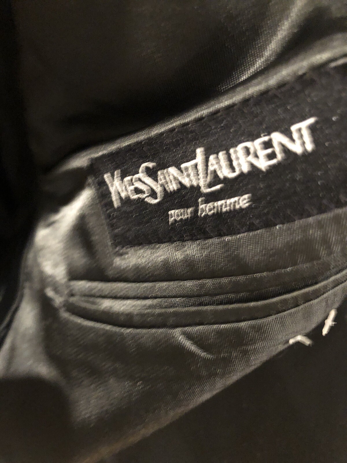 Giacca Blazer Yves Saint Laurent 3 Bottoni Blu 40 Italy Made YSL Pour Homme