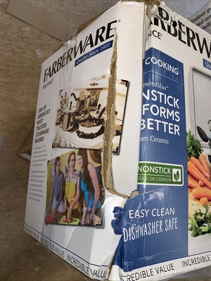 Farberware 19 Piece Cookwear Set Diamond Max NonStick Dishwasher  