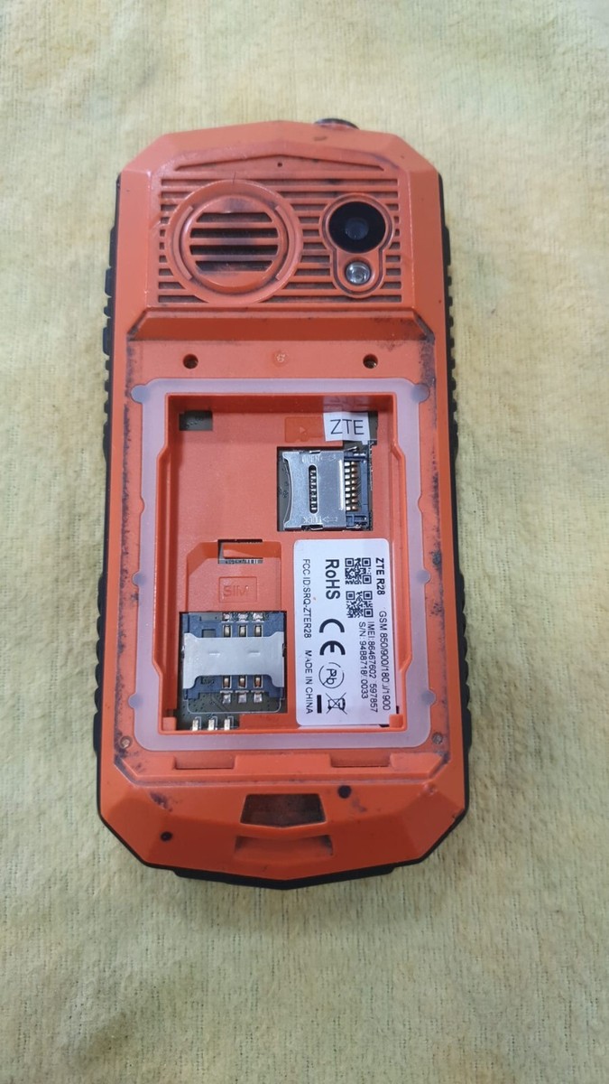 TG473 ZTE R28 Orange Outdoor IP67 4Band GPS Waterproof Mobile