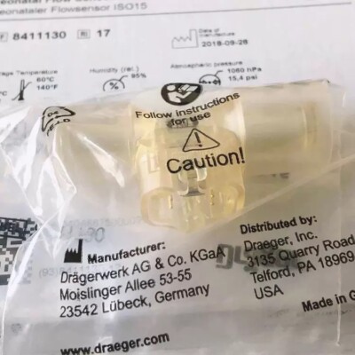 New Flow Sensor P/N: 8411130 for Drager Babylog 8000 Plus Device