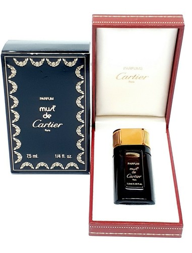 Vintage Must de Cartier 1/4 oz Pure Parfum Splash -- FREE SHIP! | eBay