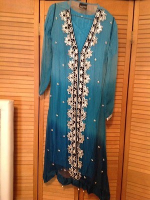 Heavy Long Beaded Pakistani Shalwar 