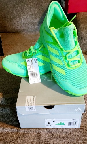 Adidas Ubersonic 4 Heat Tennis GY4019 Green Shoes Men’s Size 6 NEW - 第 1/5 張圖片