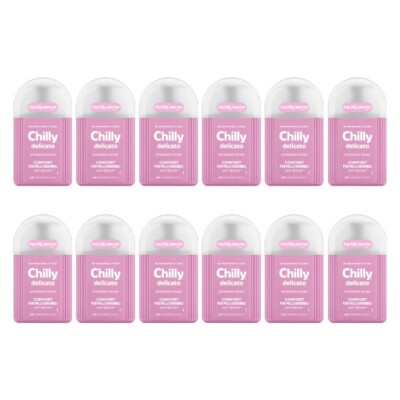 12 Stück CHILLY DELICATO Comfort Intimreiniger für empfindliche Haut 200ml