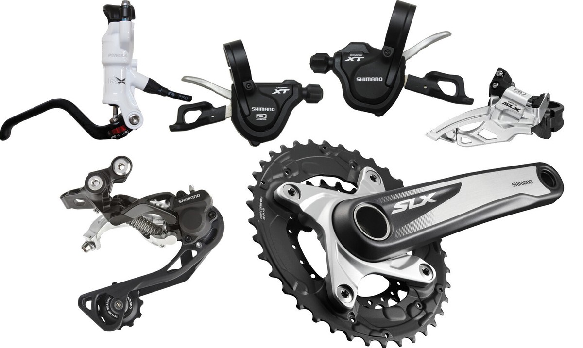 New Shimano XT SLX 5pcs 10 speed Derailleur Groupset 2015