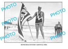 OLD 8x6 PHOTO BONDI BEACH SURF CARNIVAL c1930 3