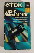 TDK VHS -C Video Adapter Video Tune Up