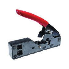 Platinum Tools 12507C Tele-Titan Óxido Negro Enchufe Modular Herramienta de Crimpado Compacta