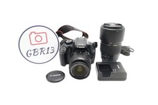 Canon 1100D DSLR Camera Kit with 18-55mm and Tamron 70-300mm Zoom Lens Good Cond