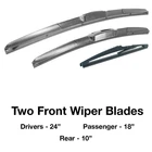 Jeep Compass 2016 - Onwards Front and Rear Windscreen Wiper Blades