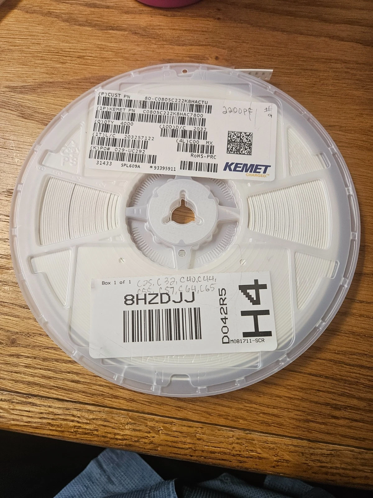 Bulk SMD Component Lot 0805 Resistors Capacitors Reel Lot KOA Kemet Murata Yageo - product detail image 4
