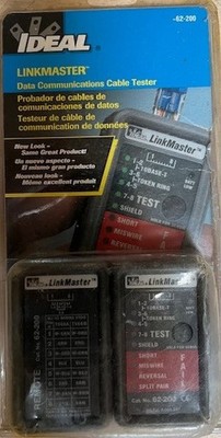IDEAL LinkMaster Data Communications Cable Tester 62-200 New