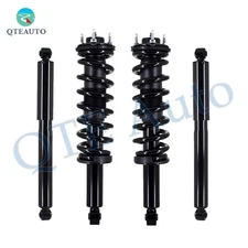 Front Quick Complete Strut-Rear Shock To 2015-2022 Chevy Colorado Exc RWD Gas