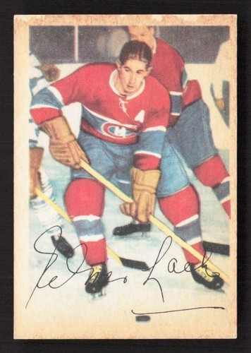 Elmer Lach #31 1953 Parkhurst card