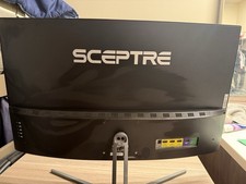 Sceptre 27" Curved LED-Lit Monitor 16:9 HDMI DisplayPort Black