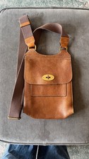 Mulberry Small Antony Bag in Oak Classic Grain Leather Gold Hardware