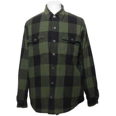 Duluth Trading Co., Oberhemd, Herren, Größe: L, Grün/Schwarz #C5I