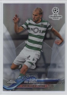 2017-18 Topps Chrome UEFA Champions League Refractor Bas Dost #77 1o2