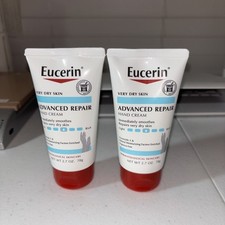 lot of 2 Eucerin Advanced Repair Hand Cream 2.7 fl oz crema manos skincare piel