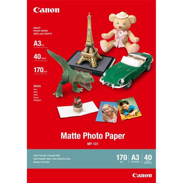 Canon Fotopapier MP-101 Din A3 Matt 170 G/Qm 40 Blatt-image