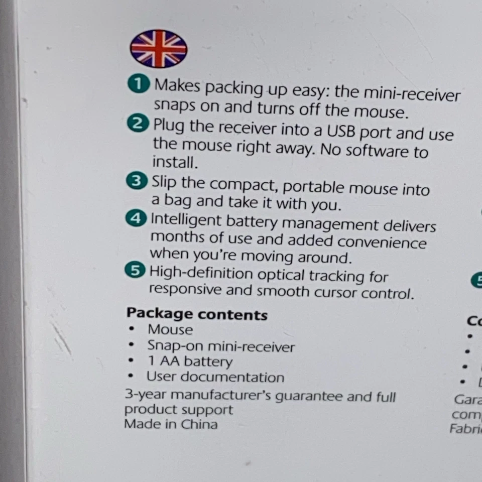 Logitech M205 Wireless Mouse - Brand New Sealed - Image 4 of 4