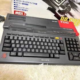 SONY HB-F1XD MSX2 HIT BIT Home Computer FDD Z80A RAM 64K VRAM 128K Japan