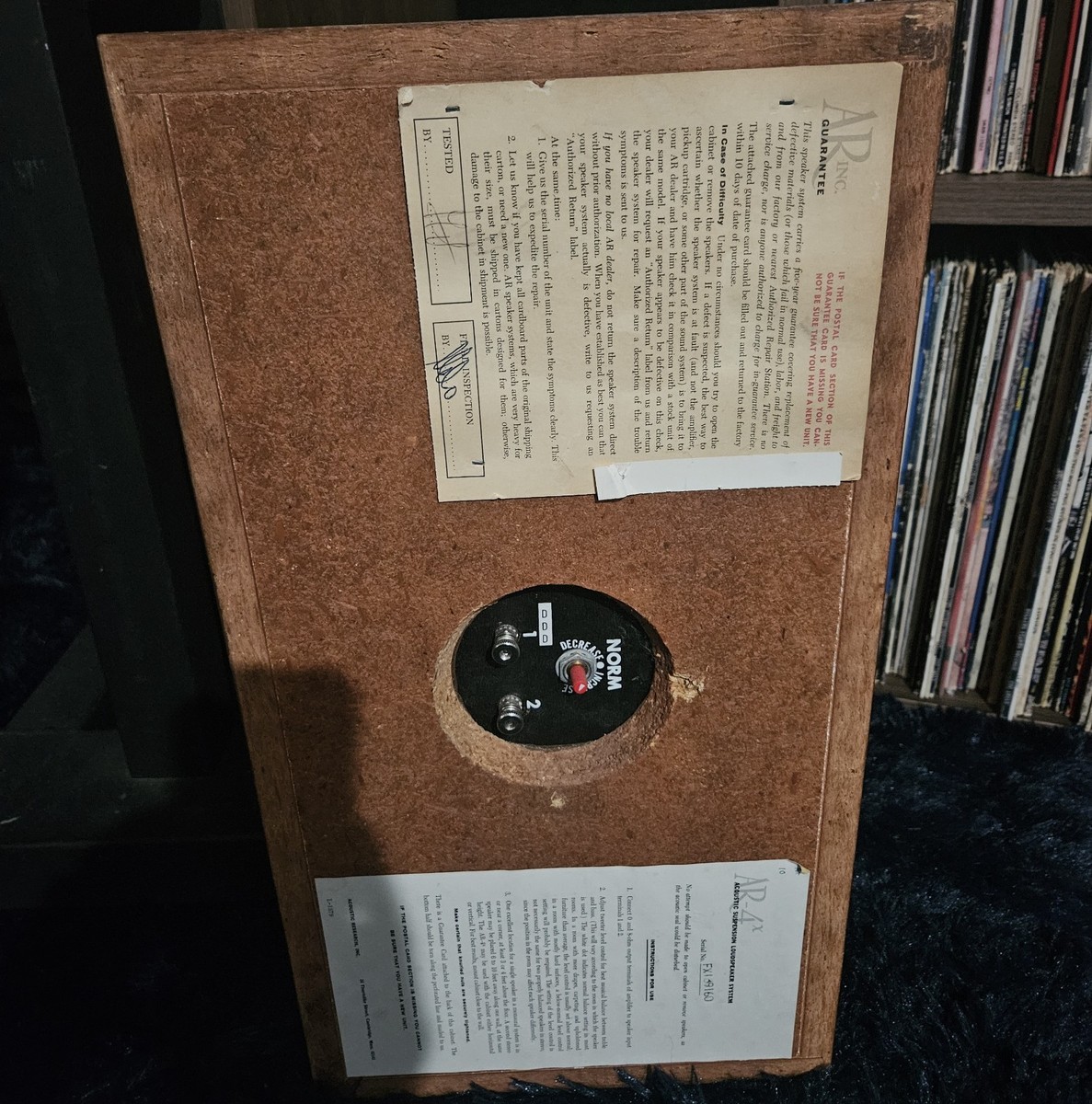 Vintage Acoustic Research AR-4x Speakers Pair | eBay