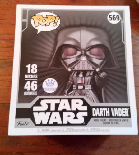 Funko Pop! Star Wars #569 Darth Vader Mega 18" Vinyl Figure Funko Exclusive