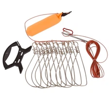 Fishing Stringer Live Fish Lock Stainless Steel with High 10m