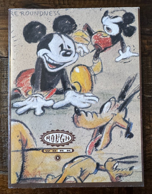 Mickey Mouse notebook Rough Work 1 Harrod's Euromic Denmark Disney Art Exercise