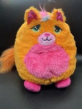 Basic Fun Misfittens Plush Orange Cat Stuffed 10”