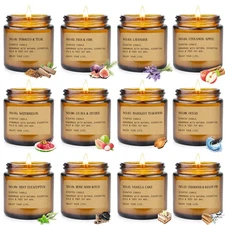 12 Pack Aromatherapy Candles for Home Scented, Aromatherapy Jar Candle Gifts ...