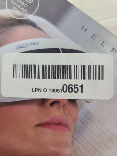 CALMVIBES relaxation System Eye Massager Manual Charg Cord Open Box Tested Works - Picture 4 of 18