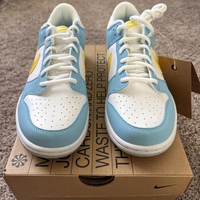 Nike Dunk Low University Blue Chill UNC Homer Simpson GS Sneaker 6.5Y DX3382-400