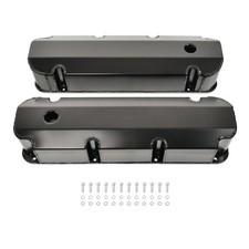 Fit Big Block Ford 429-460 Fabricated Aluminum Valve Covers 1-14 Breather Hole